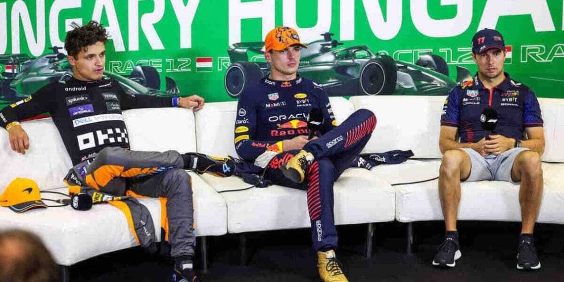 VÍDEO: Max Verstappen ignora Sergio Perez e amigo próximo Lando Norris ao prever os pilotos no pódio para o Campeonato de 2024.