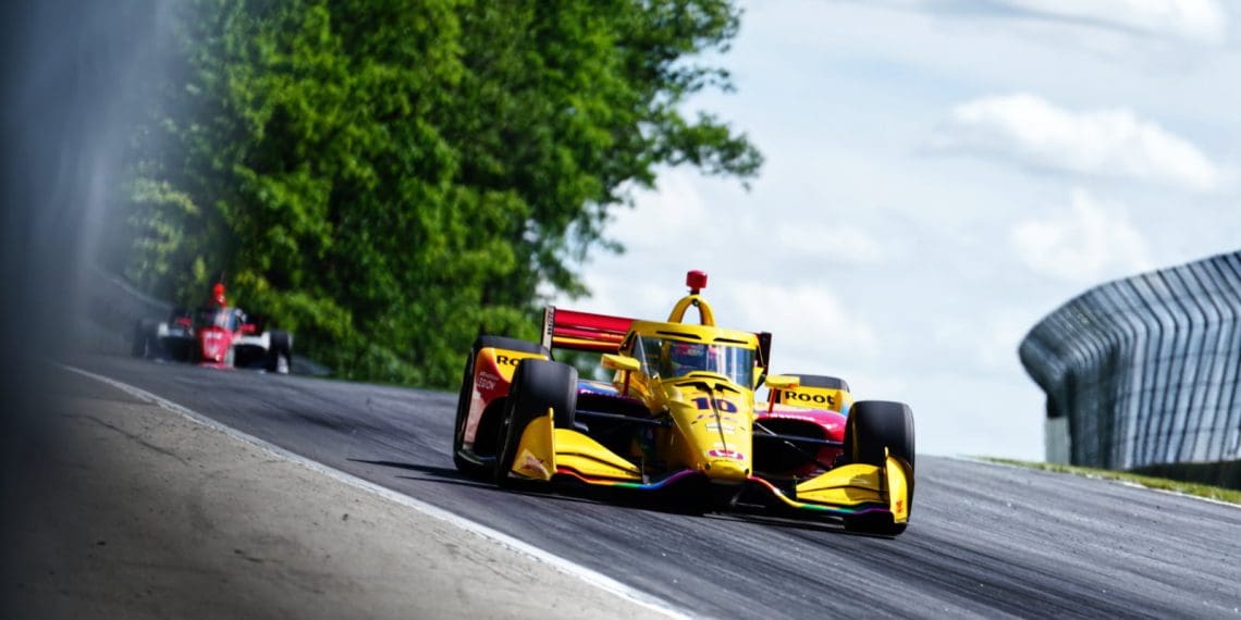 Palou lidera primeiro treino da IndyCar em Road America.
