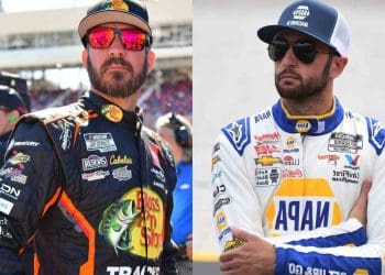 VEJA: Martin Truex Jr. acredita que poderia ter vencido a corrida da Copa Kansas se não fosse por Chase Elliott.
