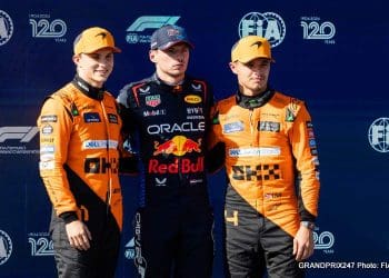 Coletiva de imprensa após os 3 primeiros classificados no Grande Prêmio da Emilia Romagna.