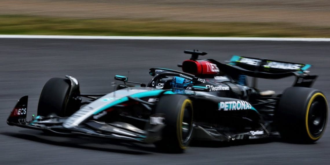 Russell: Testes de baixo combustível da Fórmula 1 ampliam problemas da Mercedes em altas velocidades