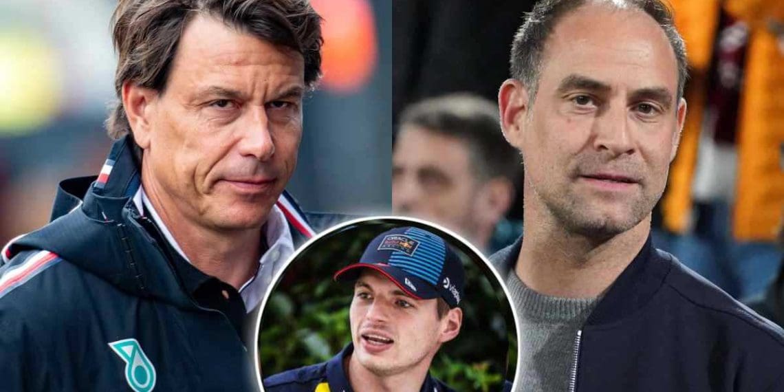 “Toto Wolff responde às declarações do CEO da Red Bull sobre concentrar-se nos problemas da Mercedes em vez de Max Verstappen.”