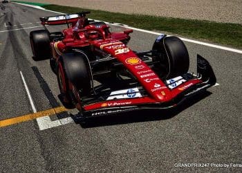 Leclerc vê o potencial do carro.