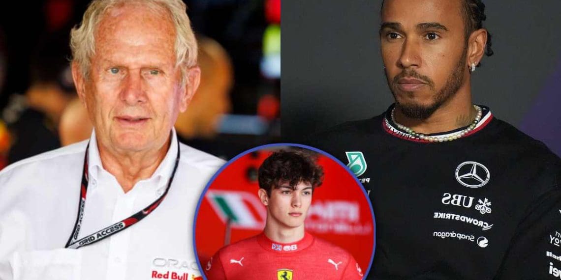 Helmut Marko identifica problema com Oliver Bearman da Ferrari após contratação cara de Lewis Hamilton para 2025.