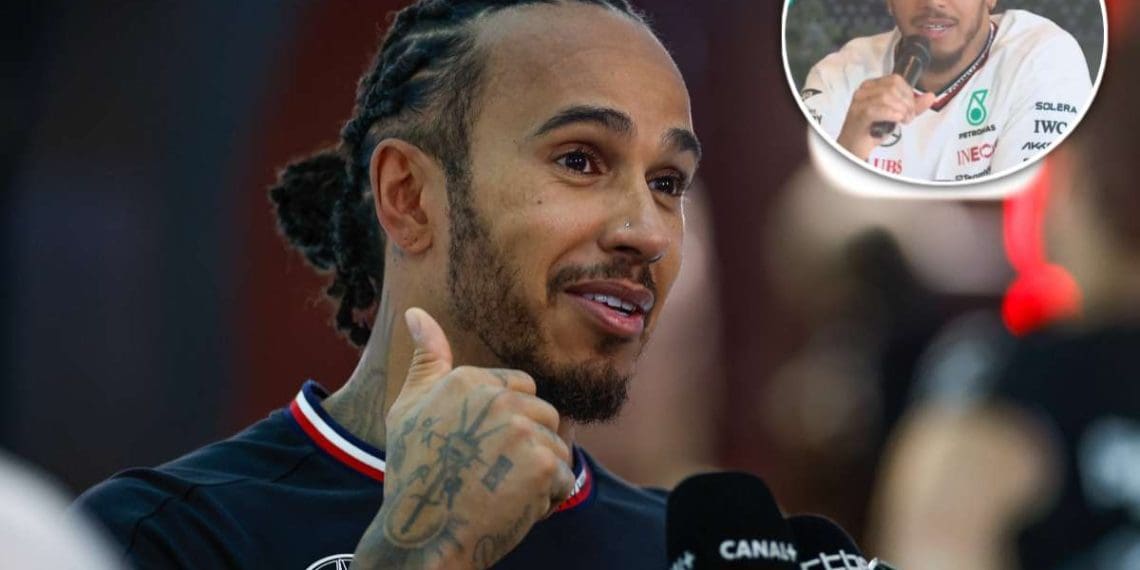 VÍDEO: Lewis Hamilton exibe sua forma física e brinca com George Russell.