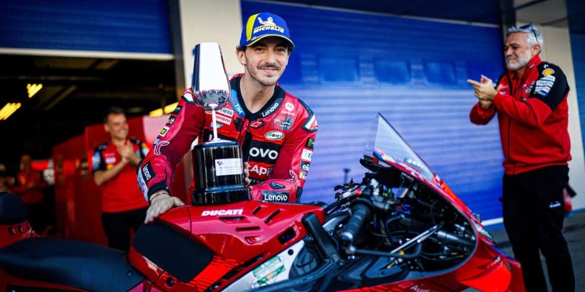 Bagnaia descreve vitória ‘absolutamente incrível’ no MotoGP de Jerez