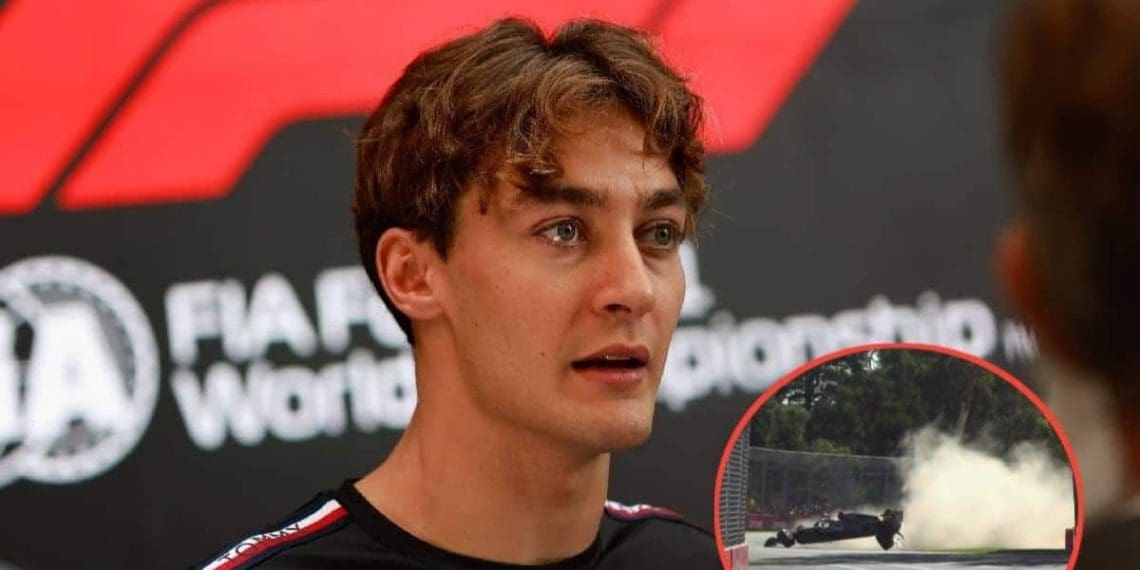 George Russell pede sistema de carro de segurança automatizado após ficar preso na pista no Grande Prêmio da Austrália.