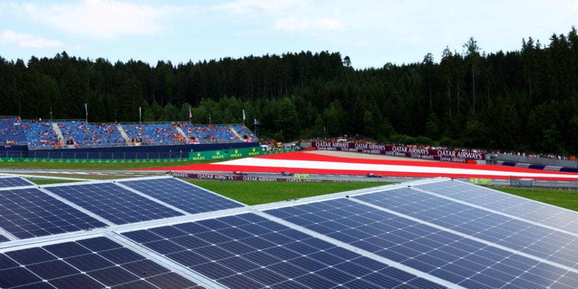Instalações do Red Bull Ring rumo à meta de sustentabilidade da Fórmula 1
