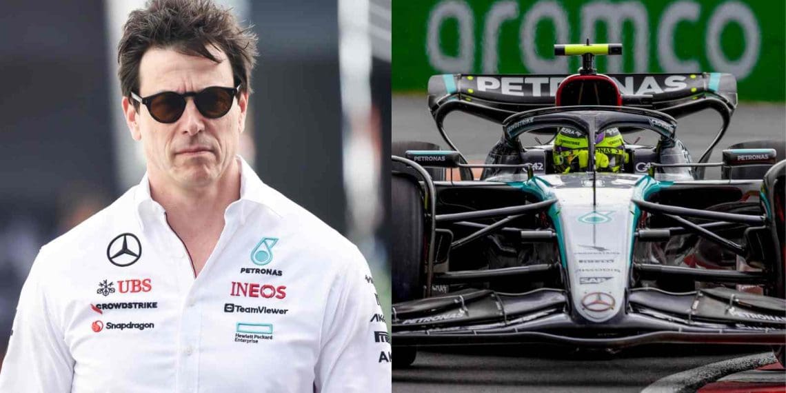 Toto Wolff atribui recente aumento de desempenho do Mercedes W15 a novos componentes não revelados.