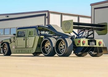 FORMULA 1-STYLE HUMVEE SELLS FOR AS MUCH AS 14 AVERAGE AMERICANS MAKE IN A YEAR.