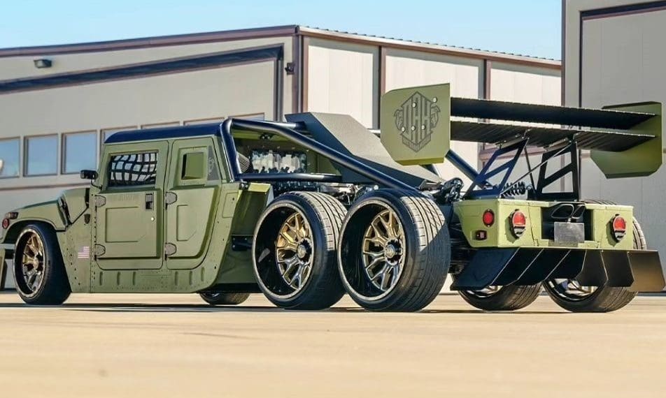 FORMULA 1-STYLE HUMVEE SELLS FOR AS MUCH AS 14 AVERAGE AMERICANS MAKE IN A YEAR.