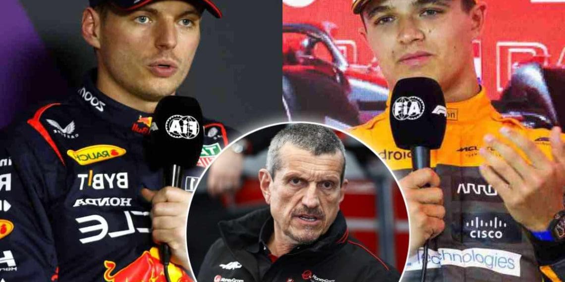 Guenther Steiner sugere que Max Verstappen pode estar ‘satisfeito’ após derrota para Lando Norris no Grande Prêmio de Miami.