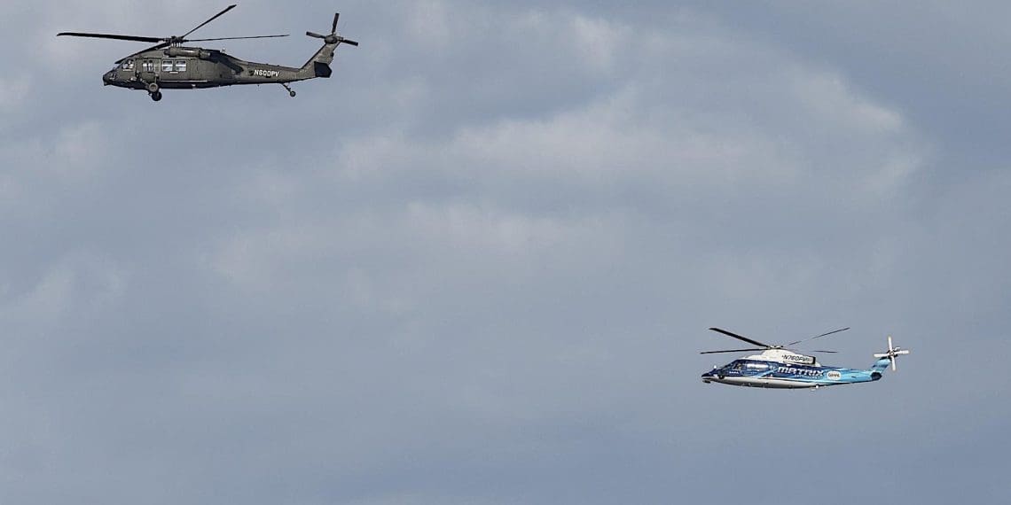 Autonomous Helicopters Test Dodging Skills in Epic Showdown