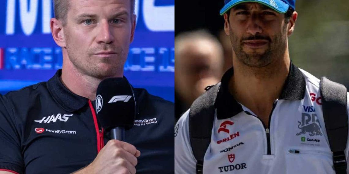 Ex-parceira de Daniel Ricciardo intrigada com início ruim do australiano em 2024.