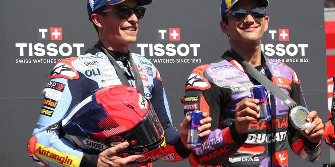 Planos potenciais da Ducati para lidar com Marquez e Martin.