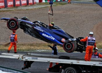 Sargeant vai pular segundo treino no Japão; carro da Williams na Fórmula 1 ileso
