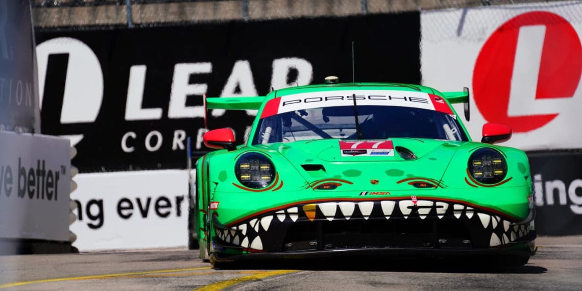 Heinrich garante vitória de GTD Pro para ‘Rexy’ em corrida acelerada em Detroit da IMSA