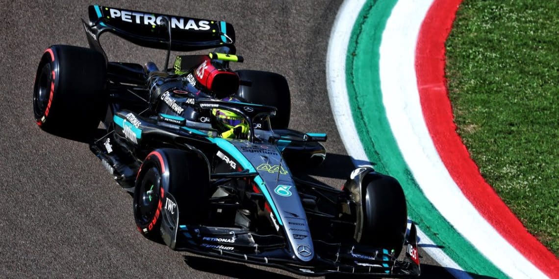 Hamilton admite que não conseguiu acompanhar Russell na classificação do Grande Prêmio de Fórmula 1 em Imola.