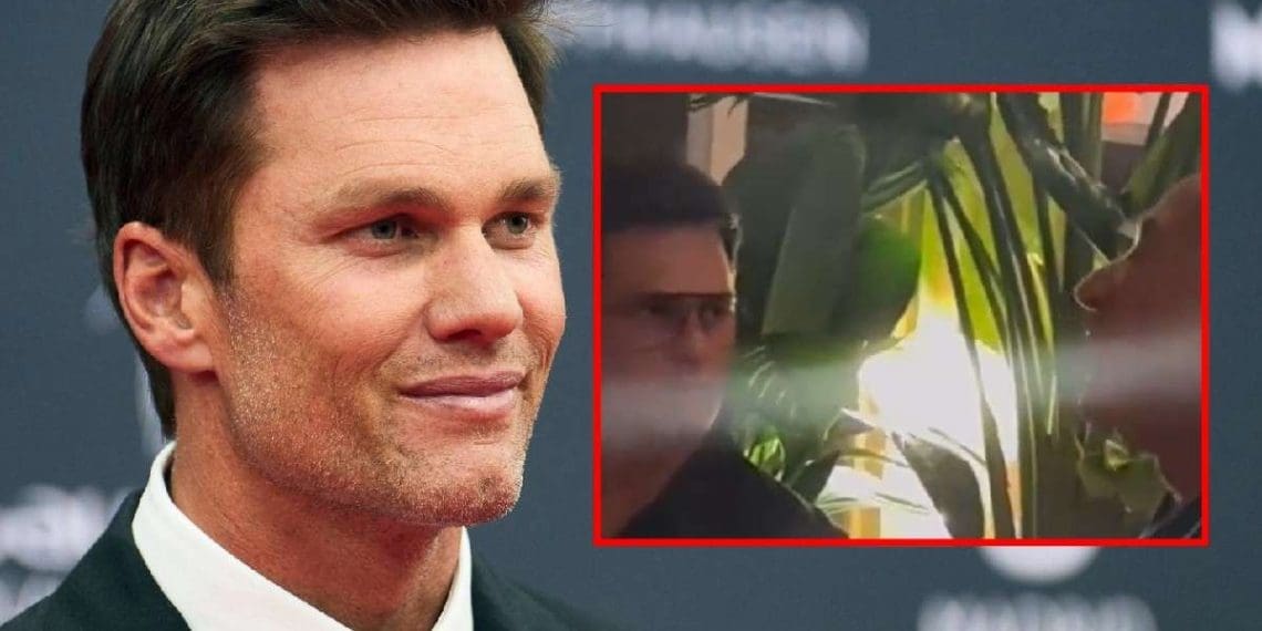 Tom Brady visto com Jeff Bezos em festa do Grande Prêmio de Miami