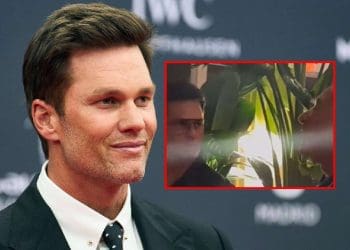 Tom Brady visto com Jeff Bezos em festa do Grande Prêmio de Miami