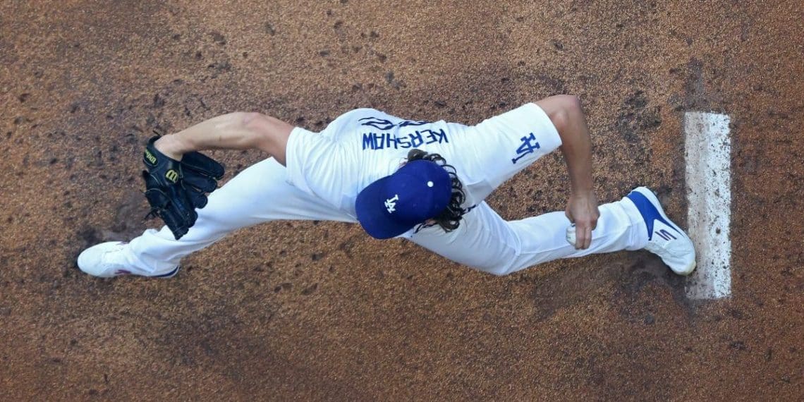 DODGERS STAY IN TOUCH WITH KERSHAW