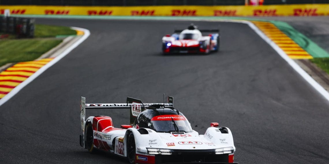 Andlauer na frente em Spa para a Porsche Proton após 60 minutos.