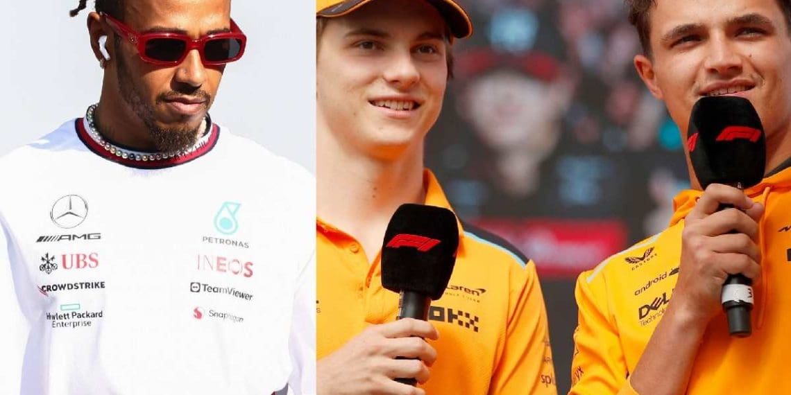 Lewis Hamilton se emociona ao ver sua antiga equipe McLaren se destacando na F1.
