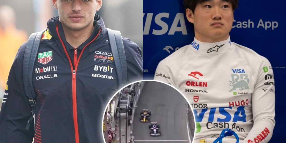 VÍDEO: Max Verstappen quase colide com Yuki Tsunoda no Treino Livre de Mônaco