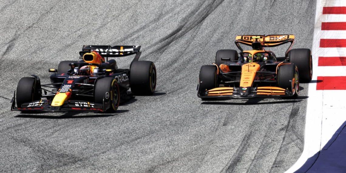 Verstappen teve que lutar muito pela vitória no F1 Sprint Austríaco.