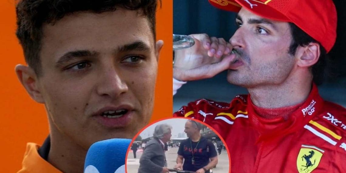 VÍDEO: Carlos Sainz Sr. experimenta scooter da McLaren do pai de Lando Norris antes do Grande Prêmio da China.