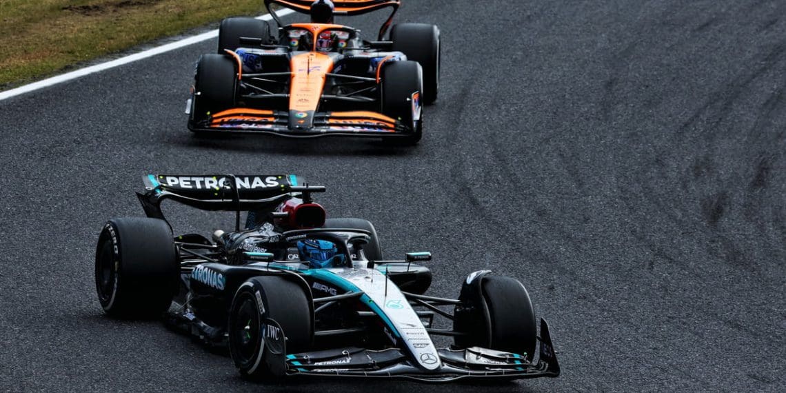 Russell: China é uma ótima oportunidade para comparar Mercedes F1 com McLaren.