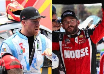 VIDEO: Fans express their disapproval as Ross Chastain forcefully collides with Tyler Reddick after the race at the LA Clash.