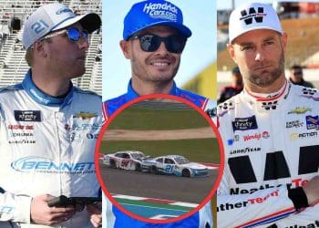 ASSISTA: Kyle Larson emerge vitorioso na corrida Xfinity em COTA enquanto Shane van Gisbergen causa caos com Austin Hill na última volta.