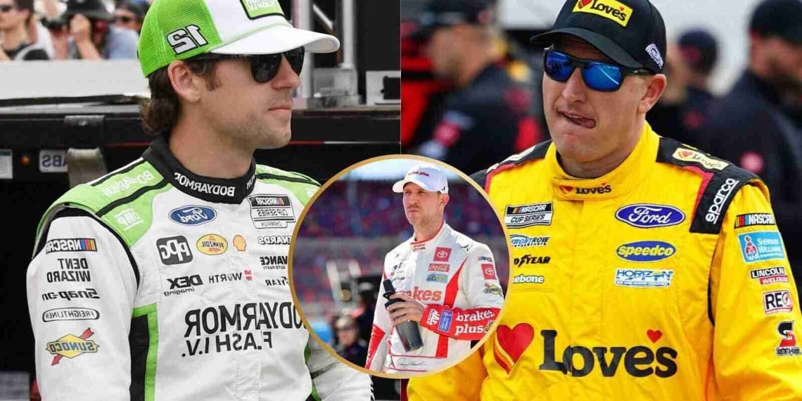 Denny Hamlin critica Michael McDowell por manobra imprudente que causou acidente de Ryan Blaney.