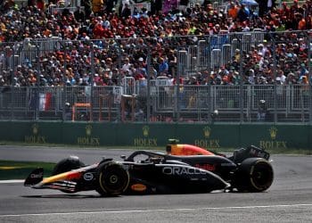 Horner: Problemas da Ferrari ajudaram a aliviar desempenho ‘terrível’ de Perez na corrida de F1 no Canadá.