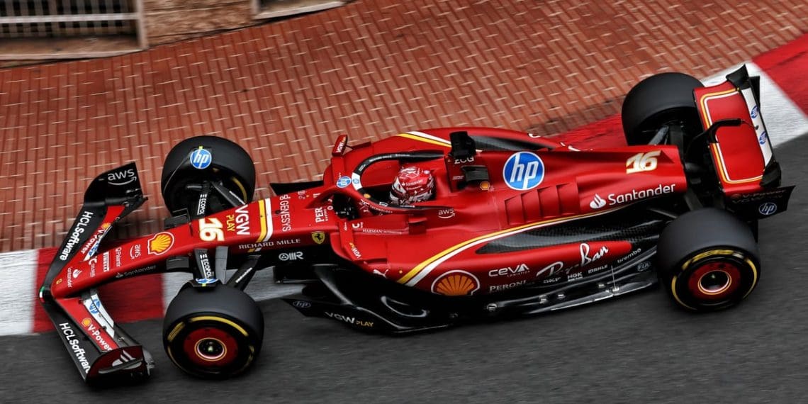 Leclerc apontado como principal candidato no Grande Prêmio de Mônaco após treinos.