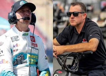 Denny Hamlin fala sobre especulações de que a 23XI Racing comprará o charter da NASCAR de Tony Stewart.