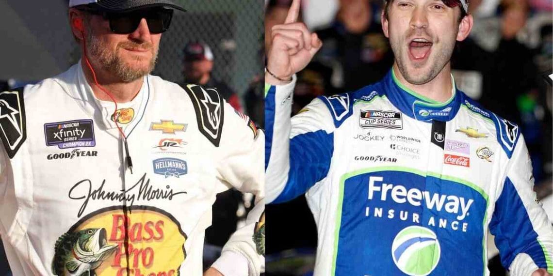 Dale Earnhardt Jr. elogia resiliência e pensamento estratégico de Daniel Suarez após vitória emocionante em Atlanta.