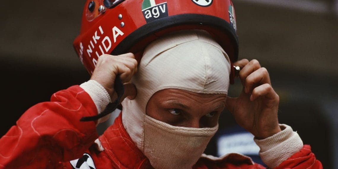 Niki Lauda: Capacete de 1976 em leilão em Miami.
