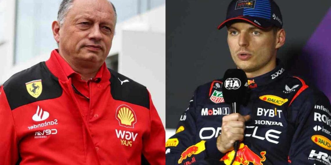 Fred Vasseur sugere que os testes de Max Verstappen com o RB18 em Imola podem resultar em avanços não autorizados no carro.