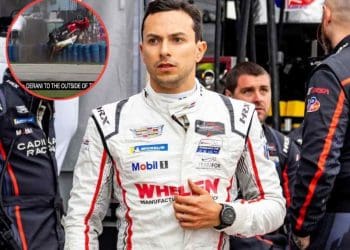 Pipo Derani voa após acidente assustador na corrida de Sebring, fãs chocados.