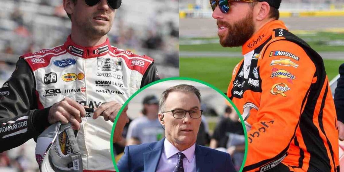 Kevin Harvick incentiva Ross Chastain e Ryan Blaney a ‘manterem sua posição’ durante intensa rivalidade.