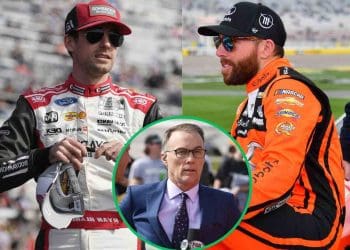 Kevin Harvick incentiva Ross Chastain e Ryan Blaney a ‘manterem sua posição’ durante intensa rivalidade.