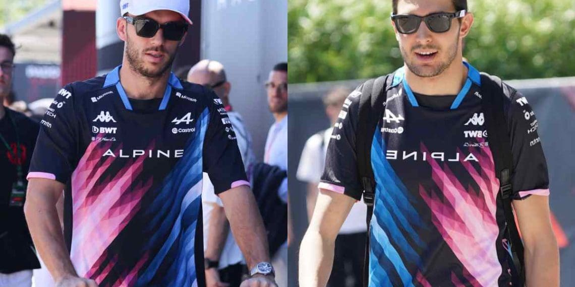 Pierre Gasly expressa frustração no rádio da equipe sobre o favoritismo da Alpine em relação a Esteban Ocon durante incidente do FP3 no GP da Emilia-Romagna.