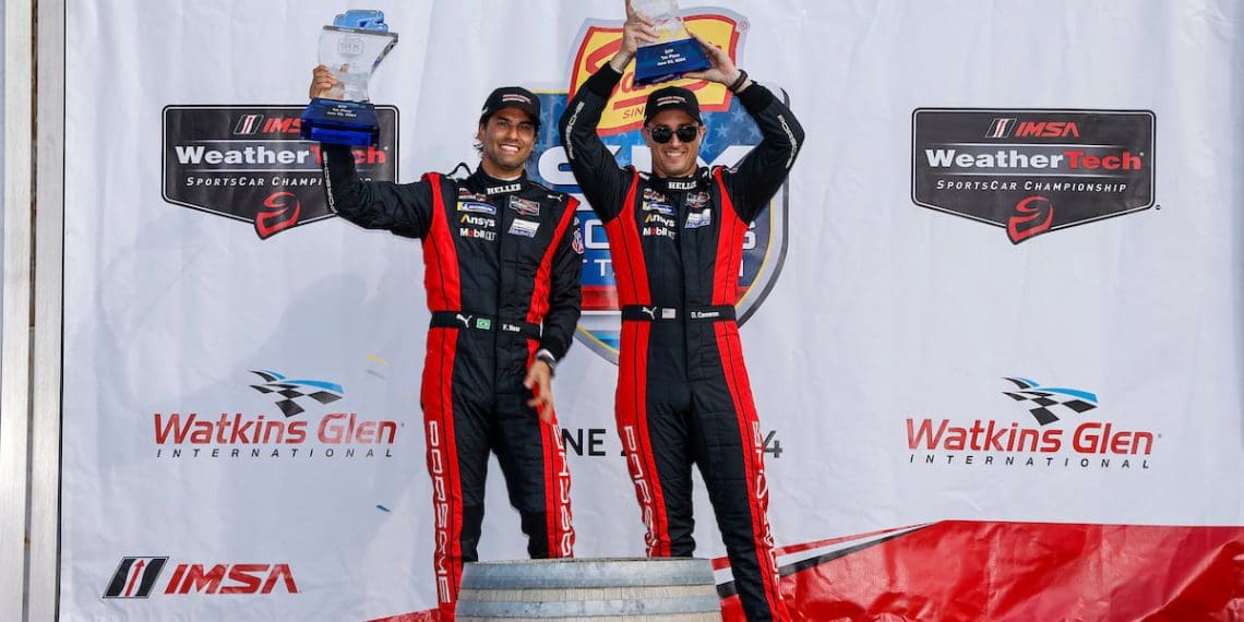 Cameron: Pista quente ajudou com pneus lisos em Watkins Glen chuvoso.