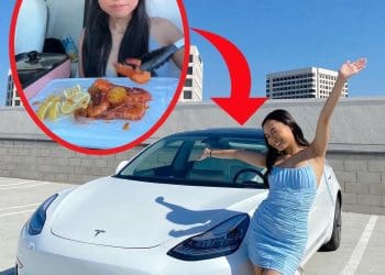 VIRAL TESLA MODEL 3 TURNED INTO A MOBILE KITCHEN IS PURE YUCK.