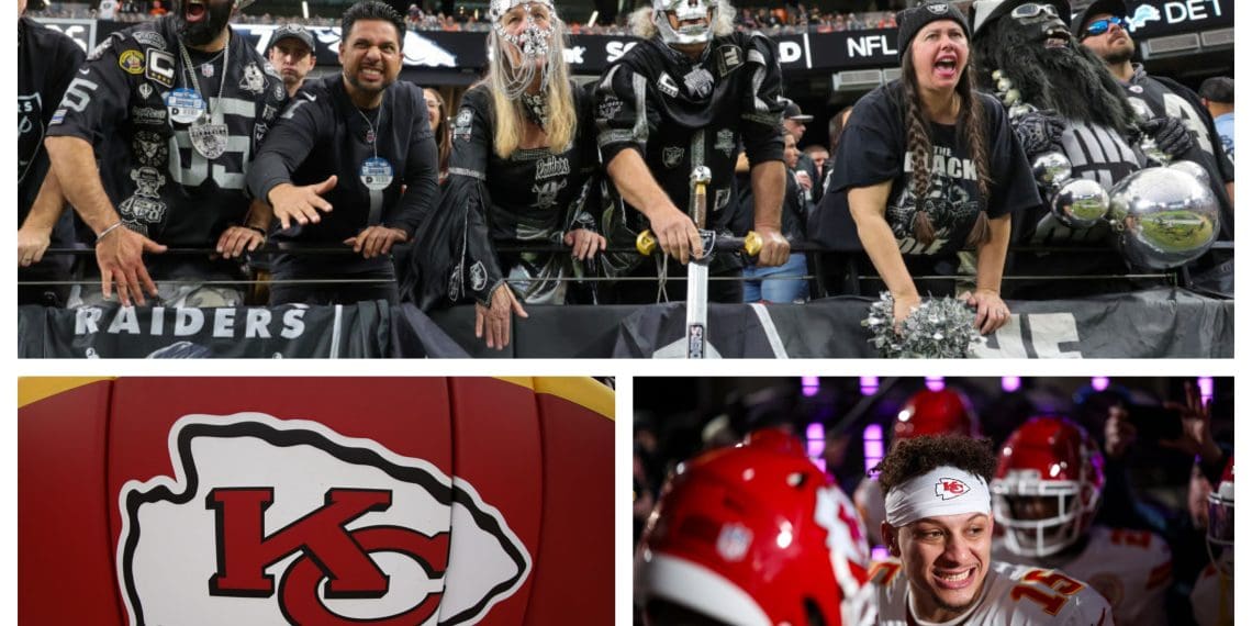 RAIDERS FANS OUTRAGED OVER CHIEFS LOGO IN LOCKER ROOM FOR SUPER BOWL