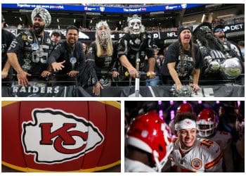 RAIDERS FANS OUTRAGED OVER CHIEFS LOGO IN LOCKER ROOM FOR SUPER BOWL