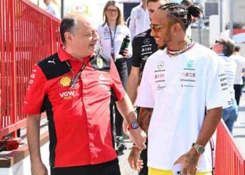 Lewis Hamilton confirma forte relacionamento com chefe da Ferrari Fred Vasseur desde os dias da F2.