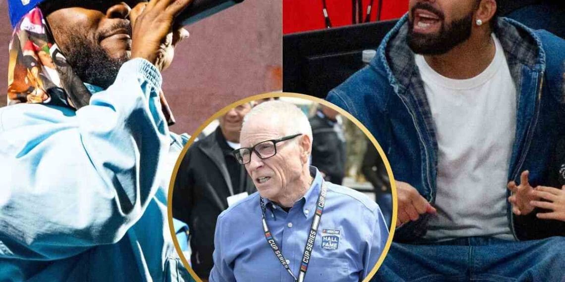 Mark Martin, membro do Hall da Fama da NASCAR, comenta sobre a rivalidade entre Drake e Kendrick Lamar.